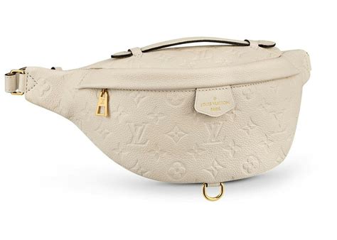 louis vuitton bumbag monogram empreinte creme|louis vuitton artsy empreinte.